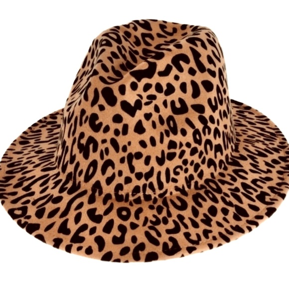 SOLD OUT🛍🆕LEOPARD PRINT FEDORA HAT - Picture 3 of 4